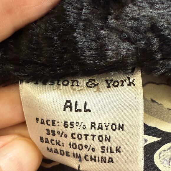 Preston & York 100% Silk Wrap Double Layer Paisley Quiet Luxury Elegant Cozy - Picture 9 of 16